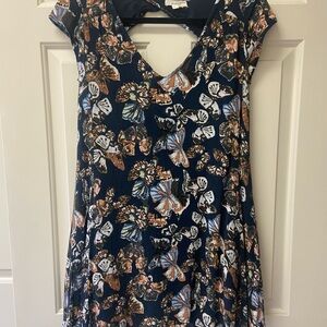 Floral V-Neck Dress